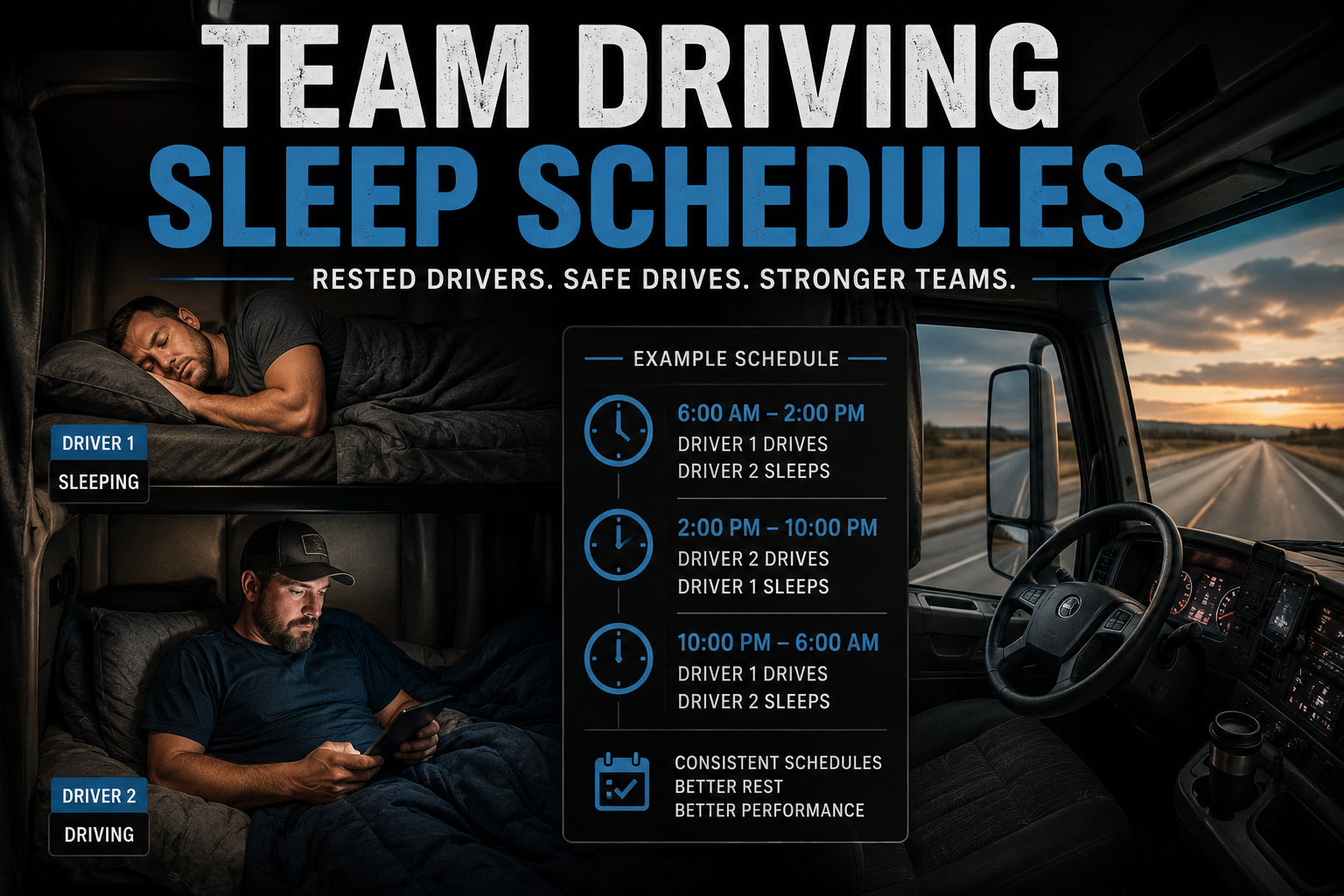 Team Driving Sleep Schedules